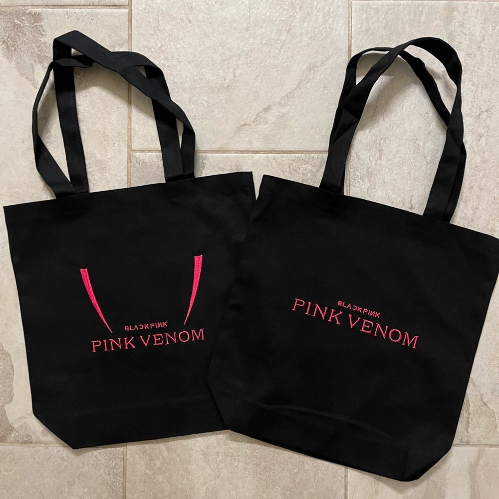 Blackpink embroidered tote bag set